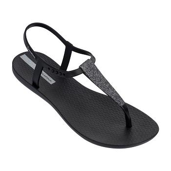 Ipanema India Pop Glitter Sandals Women Black TZQ618532
